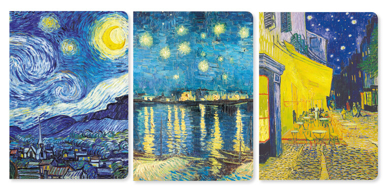 Weitere Ansicht: Vincent Van Gogh Set of 3 Mini Notebooks
