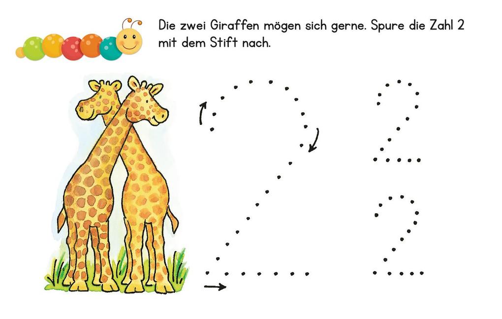 Weitere Ansicht: Lernraupe - Erste Zahlen