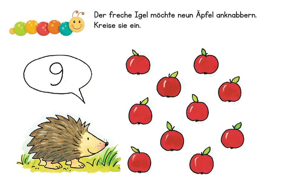 Weitere Ansicht: Lernraupe - Erste Zahlen