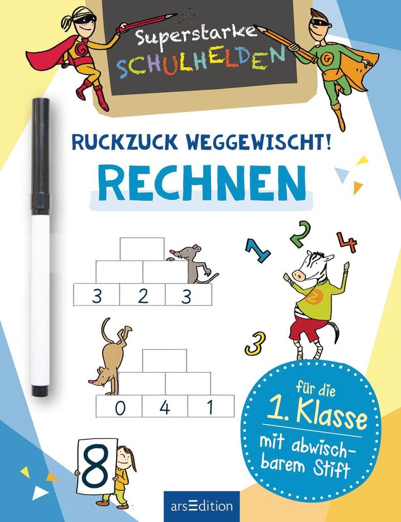 Weitere Ansicht: Superstarke Schulhelden - Ruckzuck weggewischt! Rechnen