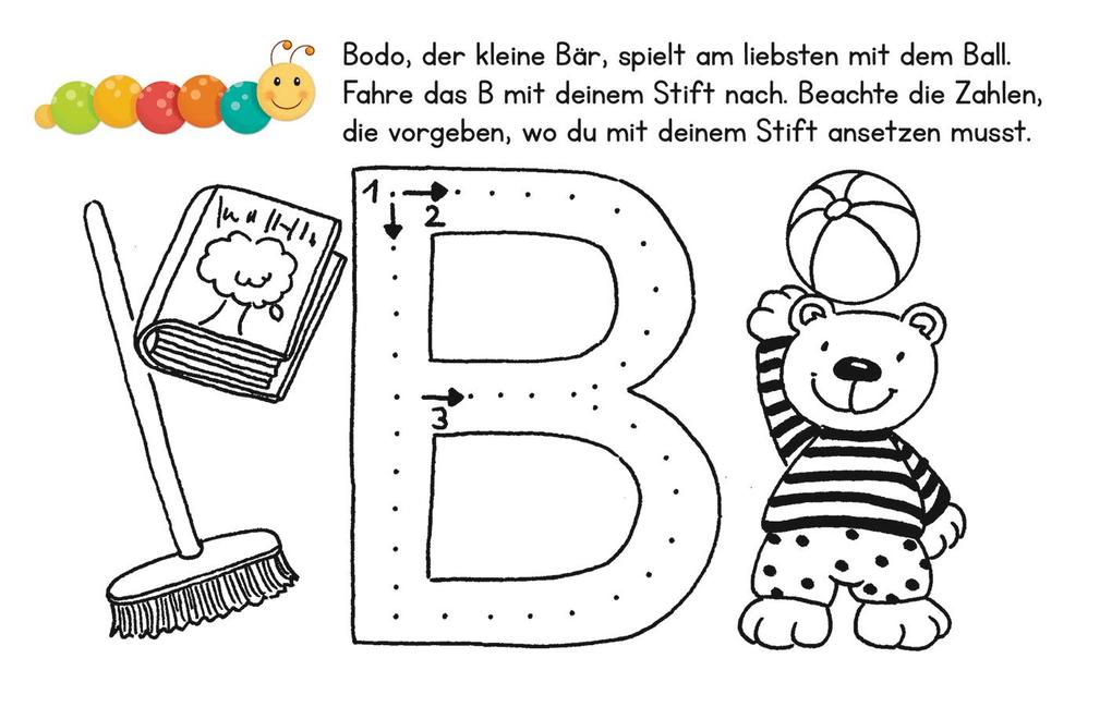 Weitere Ansicht: Lernraupe - Erste Buchstaben
