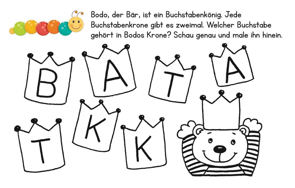 Weitere Ansicht: Lernraupe - Erste Buchstaben