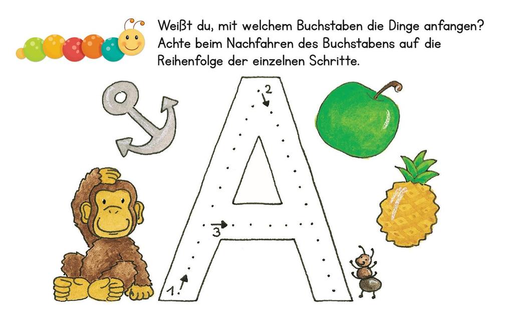 Weitere Ansicht: Lernraupe - Erste Buchstaben