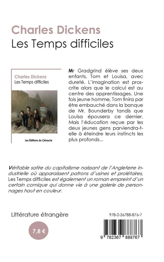 Weitere Ansicht: Les Temps difficiles (édition de référence) | Charles Dickens