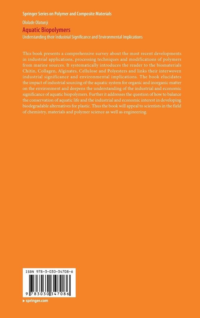 Weitere Ansicht: Aquatic Biopolymers | Ololade Olatunji