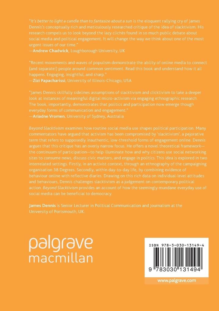 Weitere Ansicht: Beyond Slacktivism | James Dennis