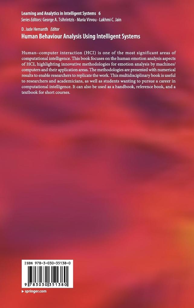 Weitere Ansicht: Human Behaviour Analysis Using Intelligent Systems