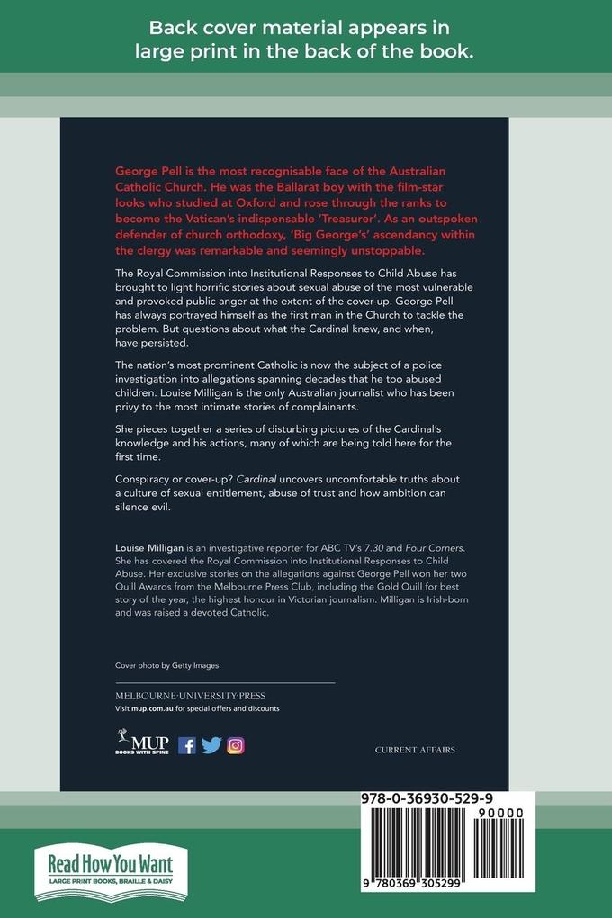 Weitere Ansicht: Cardinal | Louise Milligan