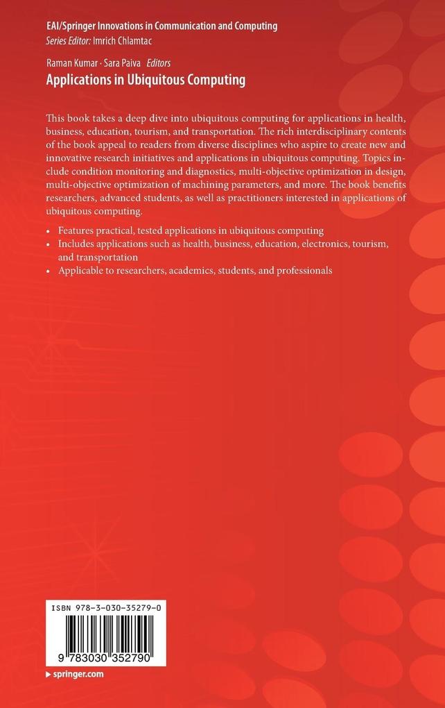 Weitere Ansicht: Applications in Ubiquitous Computing