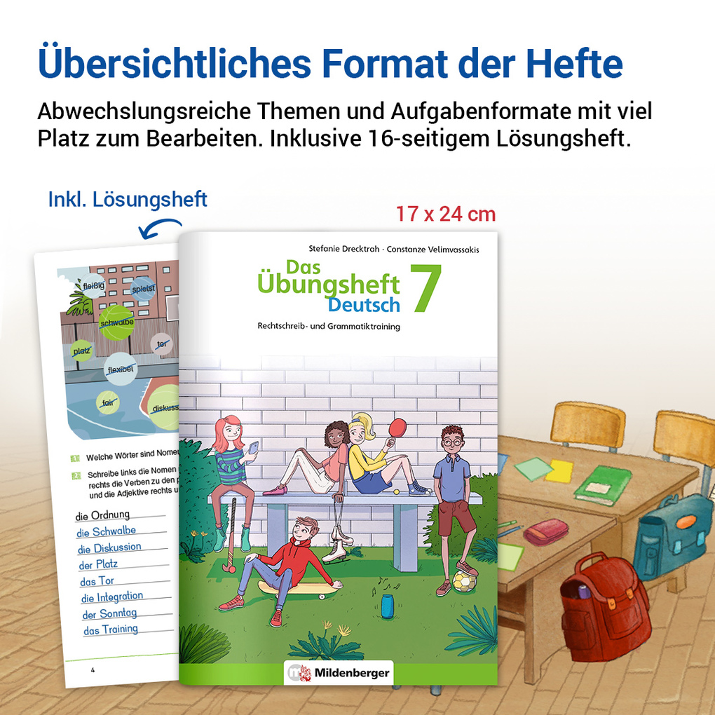 Weitere Ansicht: Das Übungsheft Deutsch 7 | Stefanie Drecktrah, Constanze Velimvassakis