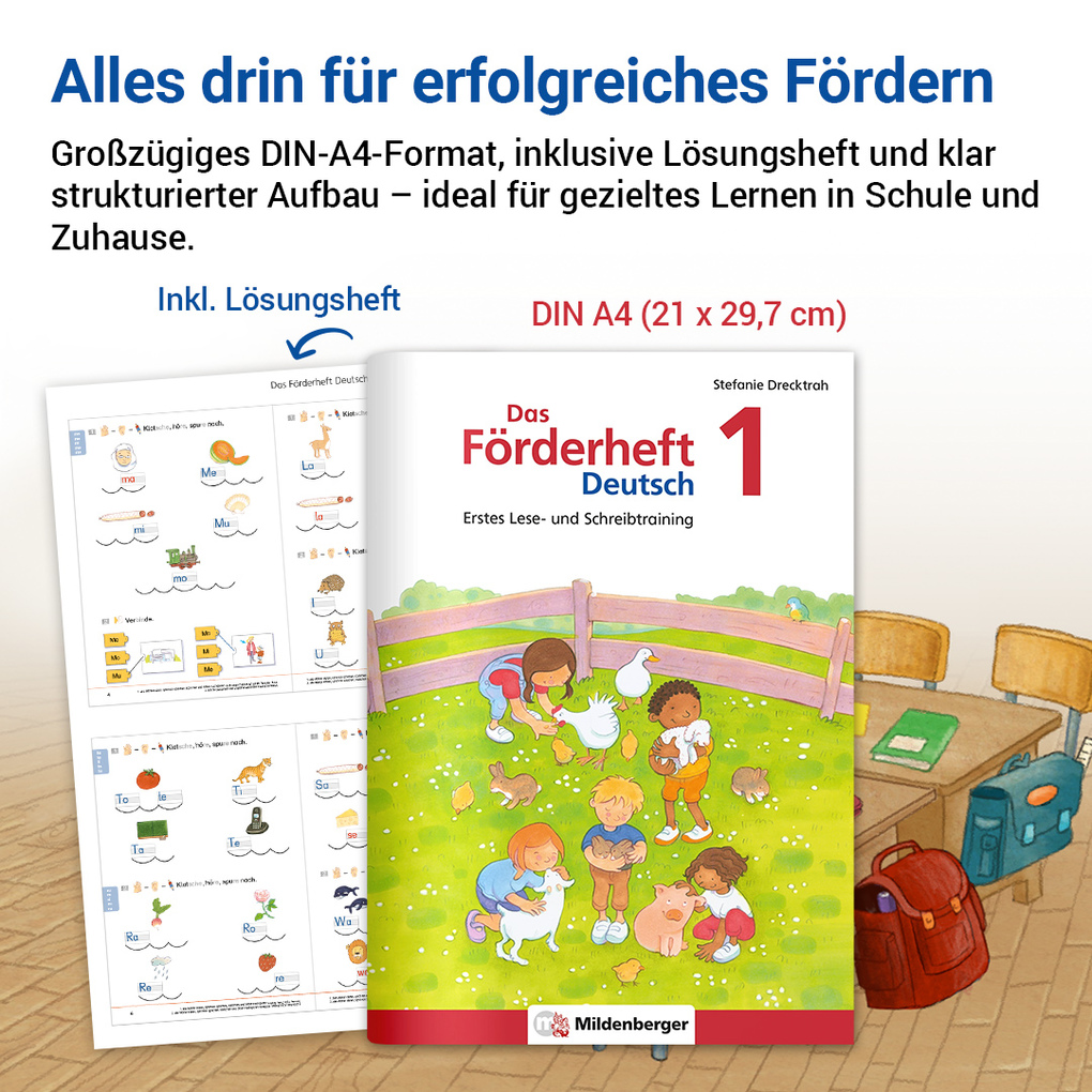 Weitere Ansicht: Das Förderheft Deutsch 1 | Stefanie Drecktrah