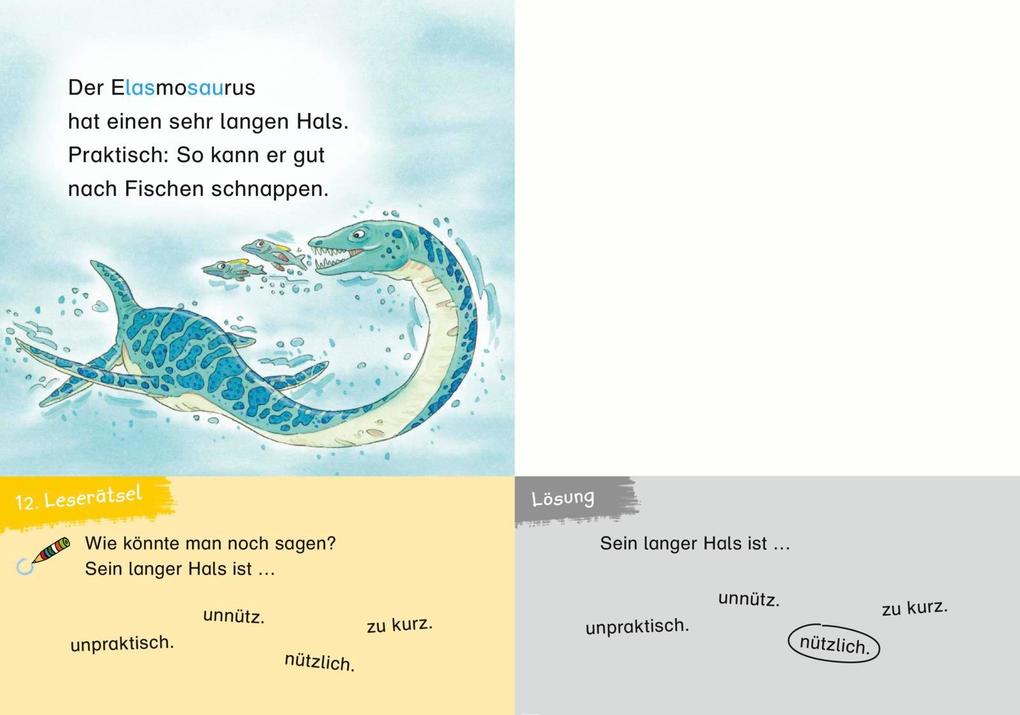 Weitere Ansicht: Duden Leseprofi - 3-Minuten-Leserätsel für Erstleser: Vorsicht, Dinos! | Susanna Moll