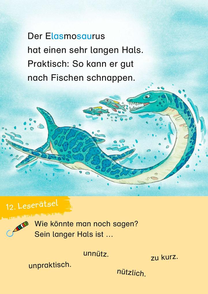 Weitere Ansicht: Duden Leseprofi - 3-Minuten-Leserätsel für Erstleser: Vorsicht, Dinos! | Susanna Moll