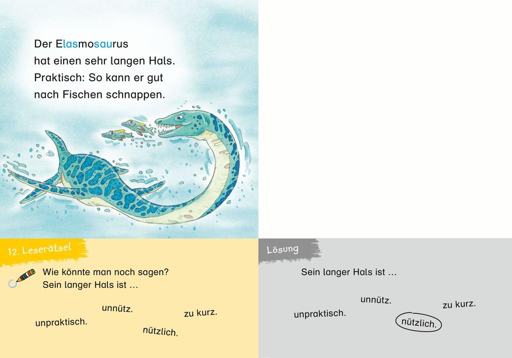 Weitere Ansicht: Duden Leseprofi - 3-Minuten-Leserätsel für Erstleser: Vorsicht, Dinos! | Susanna Moll