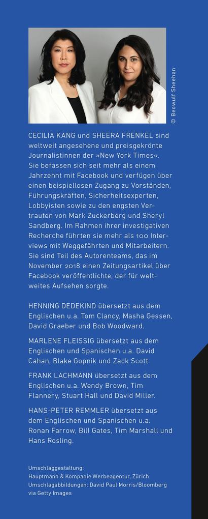 Weitere Ansicht: Inside Facebook | Sheera Frenkel, Cecilia Kang