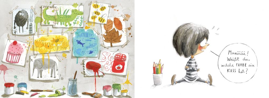 Weitere Ansicht: Welche Farbe hat ein Kuss? | Rocio Bonilla