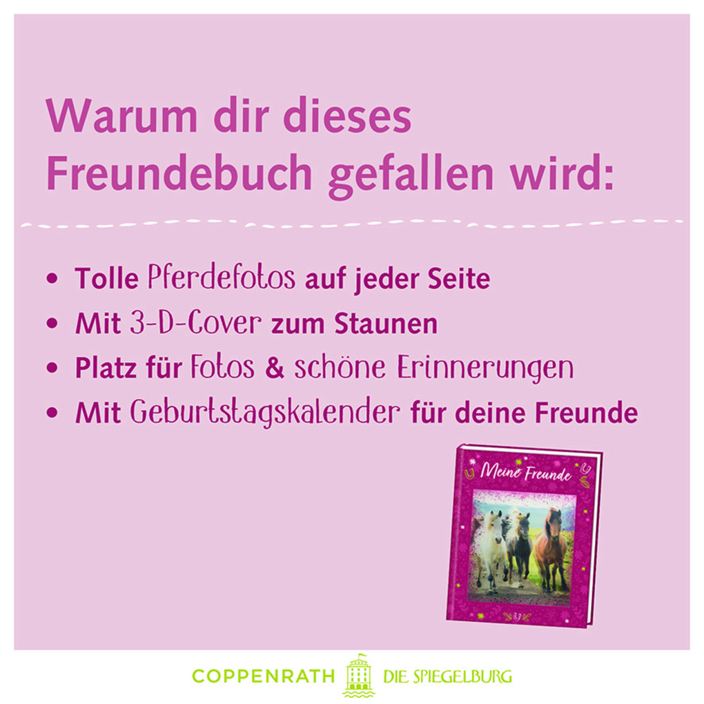 Weitere Ansicht: Freundebuch - Pferdefreunde - Meine Freunde