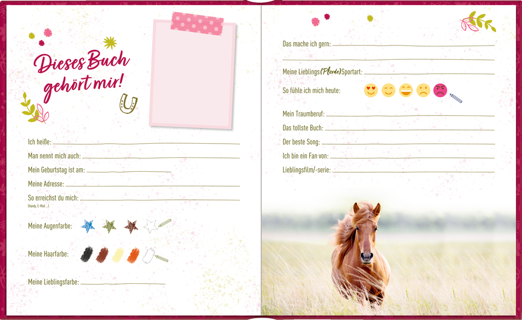 Weitere Ansicht: Freundebuch - Pferdefreunde - Meine Freunde