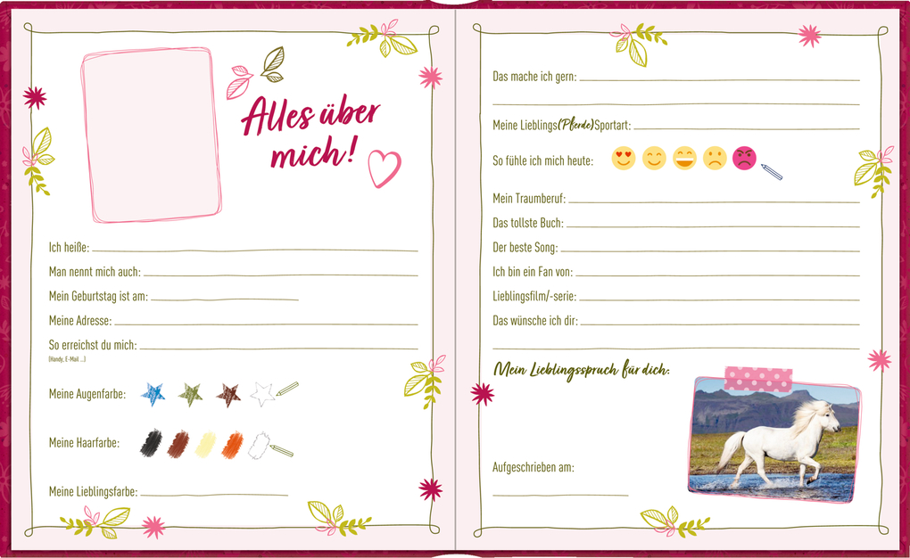 Weitere Ansicht: Freundebuch - Pferdefreunde - Meine Freunde