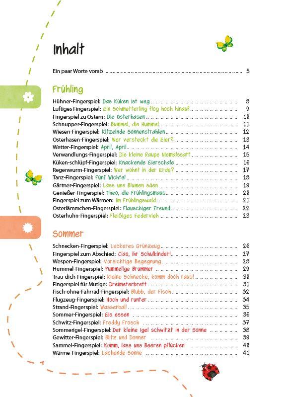 Weitere Ansicht: Das Kita-Jahreszeitenbuch Fingerspiele