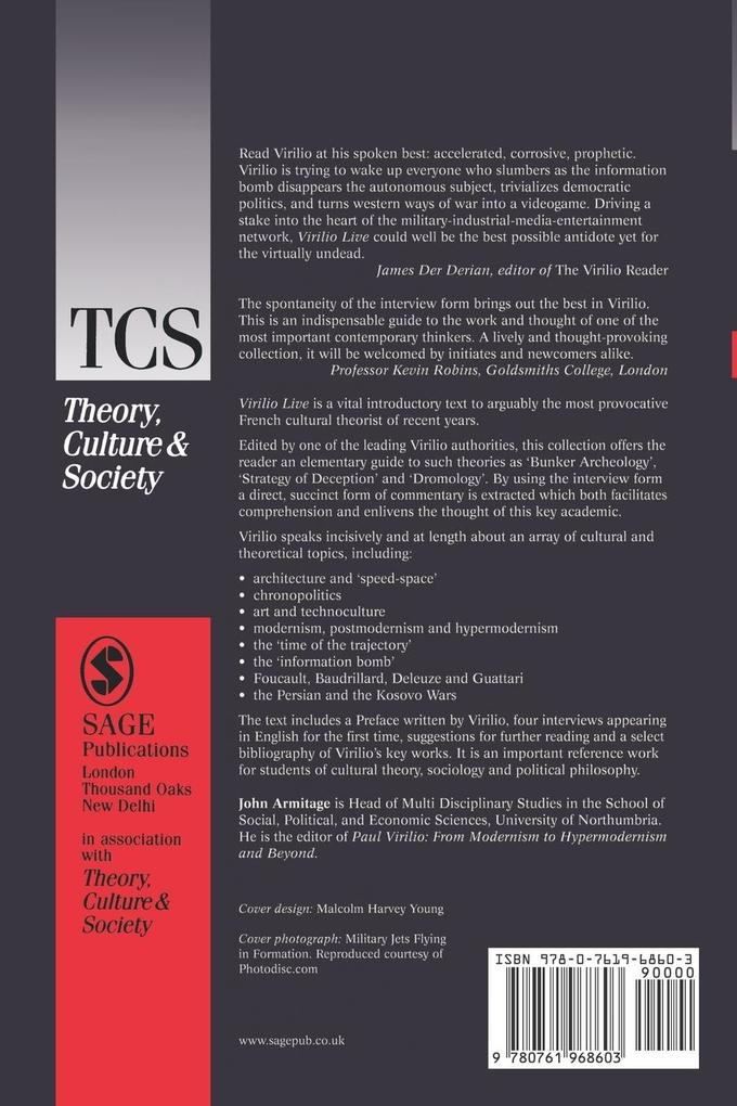 Weitere Ansicht: Virilio Live | Paul Virilio