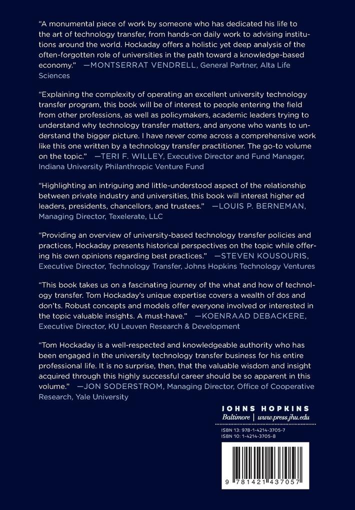 Weitere Ansicht: University Technology Transfer | Tom Hockaday