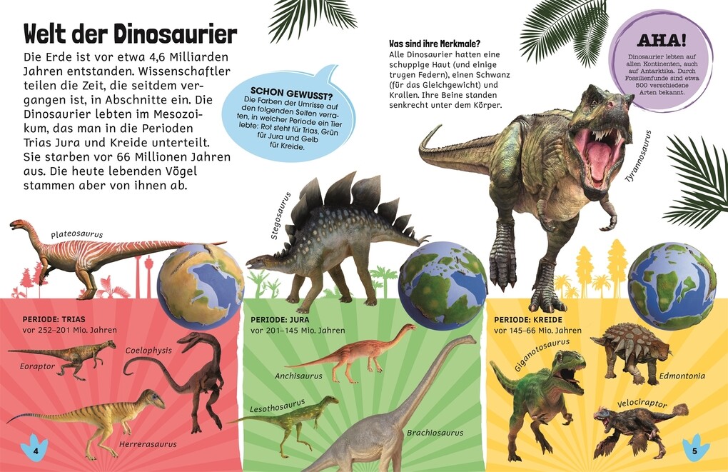 Weitere Ansicht: Sticker-Lexikon. Dinosaurier
