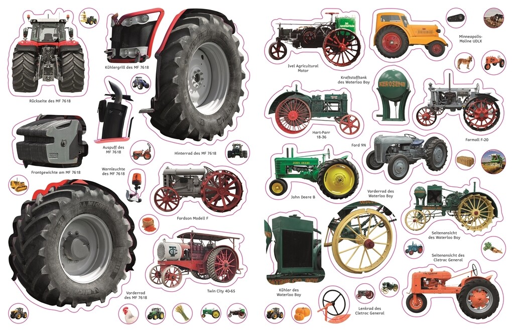 Weitere Ansicht: Sticker-Lexikon. Traktor & Co.
