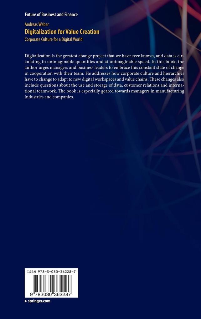 Weitere Ansicht: Digitalization for Value Creation | Andreas Weber