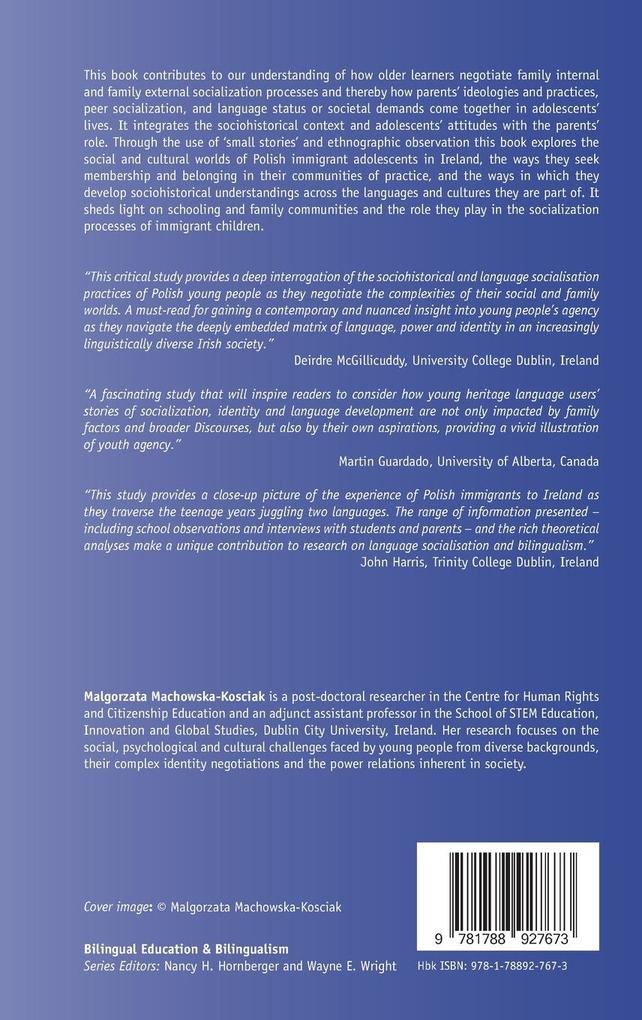 Weitere Ansicht: The Multilingual Adolescent Experience | Malgorzata Machowska-Kosciak