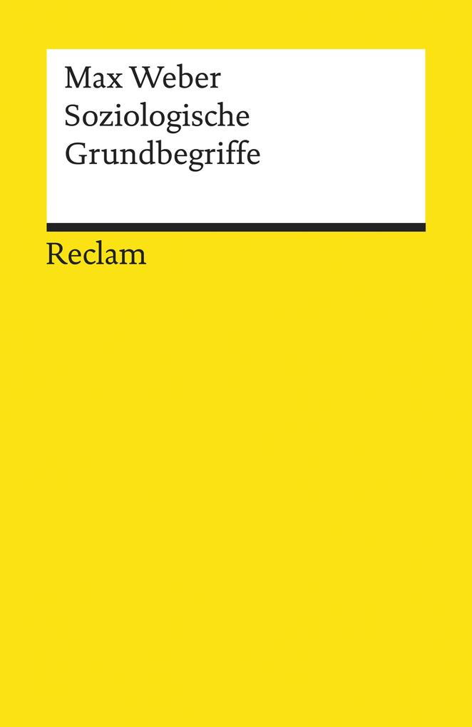Produktbild: Soziologische Grundbegriffe | Max Weber