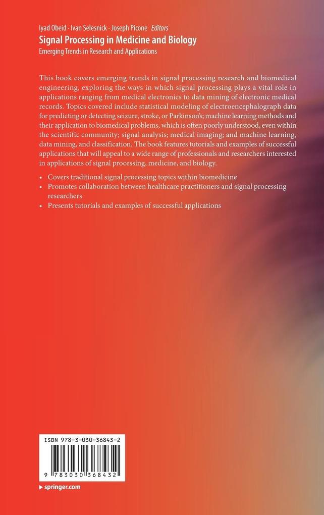Weitere Ansicht: Signal Processing in Medicine and Biology