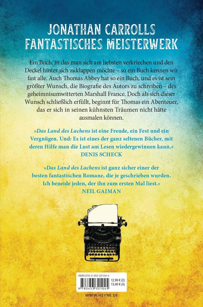 Weitere Ansicht: Das Land des Lachens | Jonathan Carroll