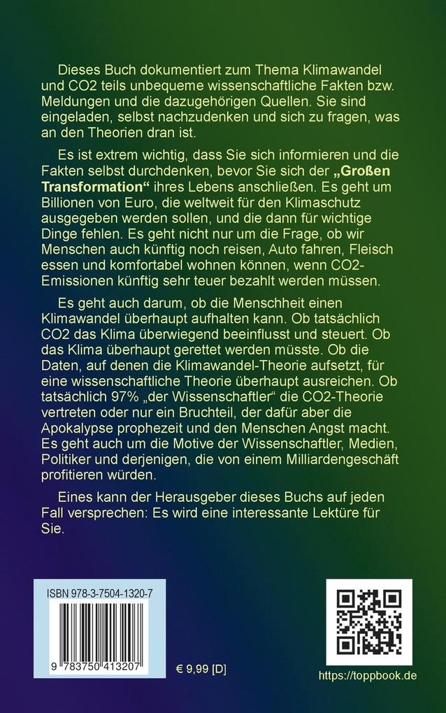 Weitere Ansicht: Treibhauseffekt und Klimawandel
