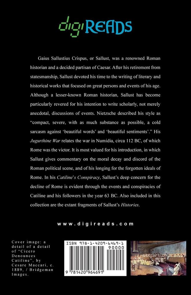 Weitere Ansicht: Catiline's Conspiracy, the Jugurthine War, Histories | Sallust