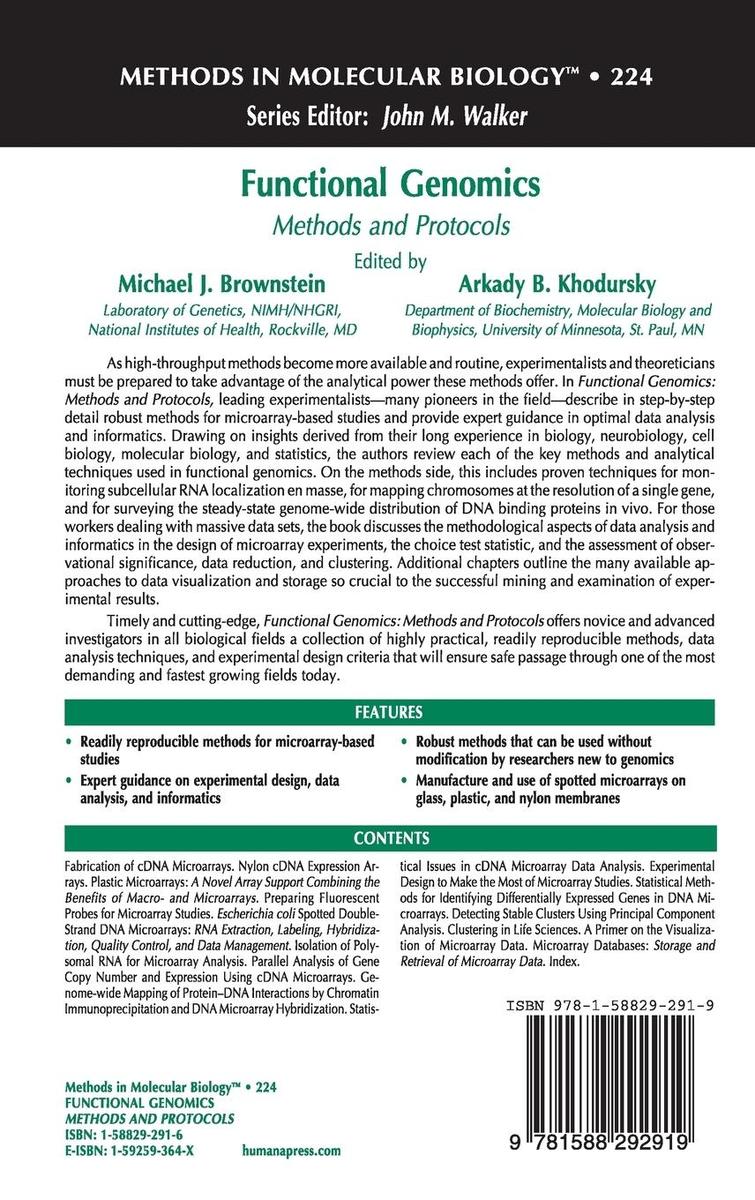 Weitere Ansicht: Functional Genomics