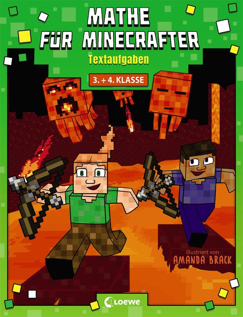 Produktbild: Mathe für Minecrafter - Textaufgaben 3. und 4. Klasse