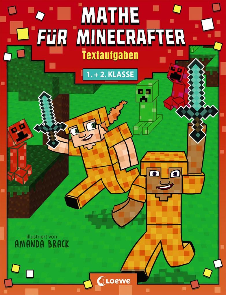 Produktbild: Mathe für Minecrafter - Textaufgaben 1. und 2. Klasse
