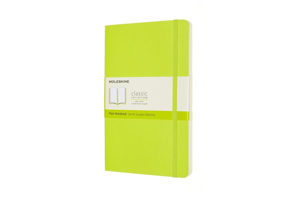 Produktbild: Moleskine Notizbuch Large/A5, Blanko, Weicher Einband, Limetten Grün