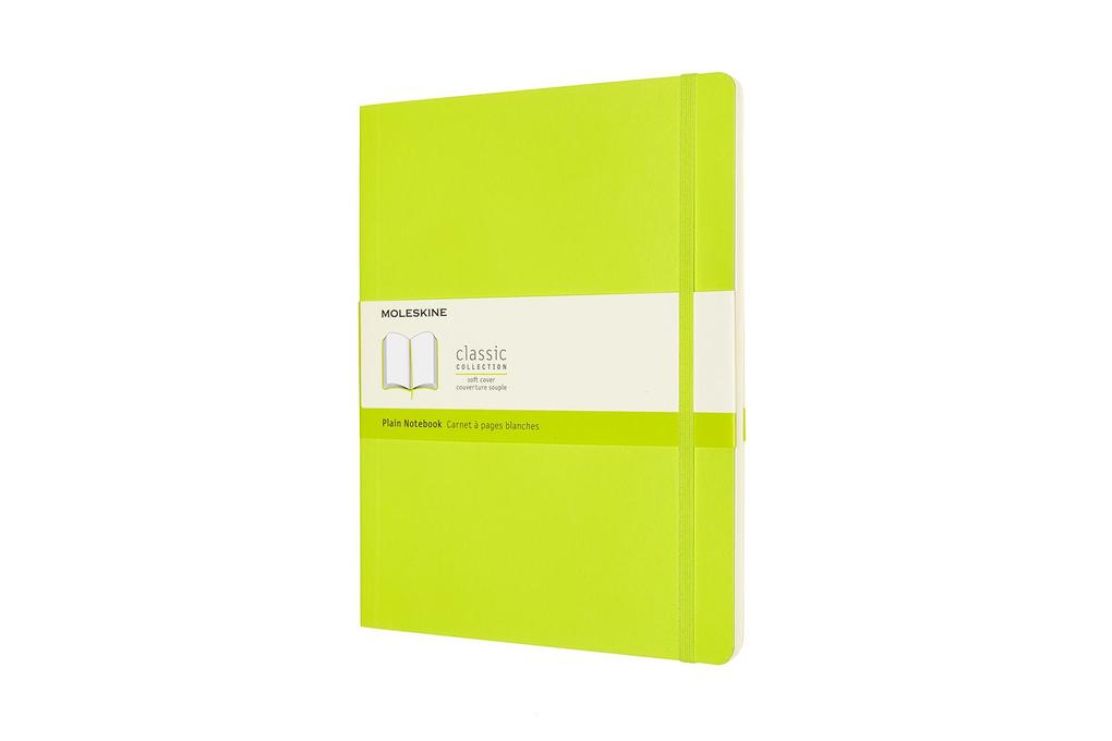 Produktbild: Moleskine Notizbuch XL, Blanko, Weicher Einband, Limetten Grün