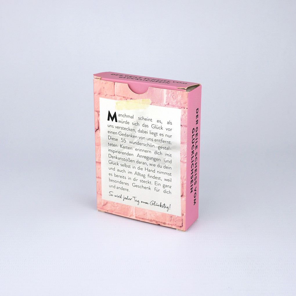 Weitere Ansicht: Der geile Scheiß vom Glücklichsein - 55 Glückskarten, die dein Leben verändern | Andrea Weidlich