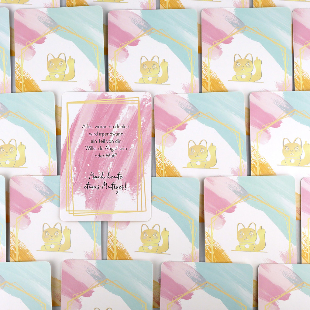 Weitere Ansicht: Der geile Scheiß vom Glücklichsein - 55 Glückskarten, die dein Leben verändern | Andrea Weidlich