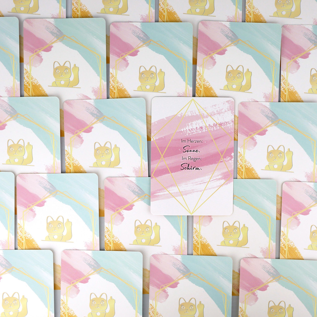 Weitere Ansicht: Der geile Scheiß vom Glücklichsein - 55 Glückskarten, die dein Leben verändern | Andrea Weidlich