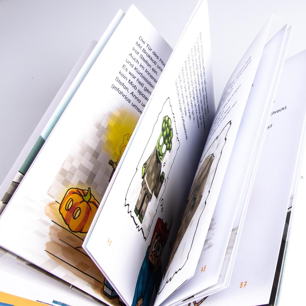 Weitere Ansicht: Lesenlernen mit Spaß - Minecraft 2: Monster - bis zum Umfallen! | Heiko Wolz