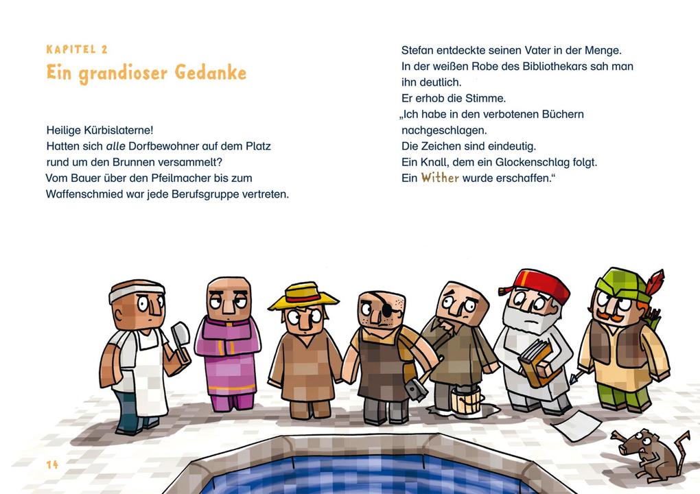 Weitere Ansicht: Lesenlernen mit Spaß - Minecraft 2: Monster - bis zum Umfallen! | Heiko Wolz