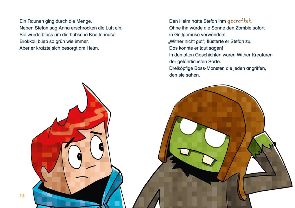 Weitere Ansicht: Lesenlernen mit Spaß - Minecraft 2: Monster - bis zum Umfallen! | Heiko Wolz