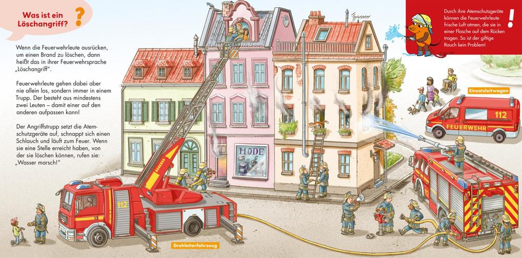 Weitere Ansicht: Frag doch mal ... die Maus: Feuerwehr | Petra Klose