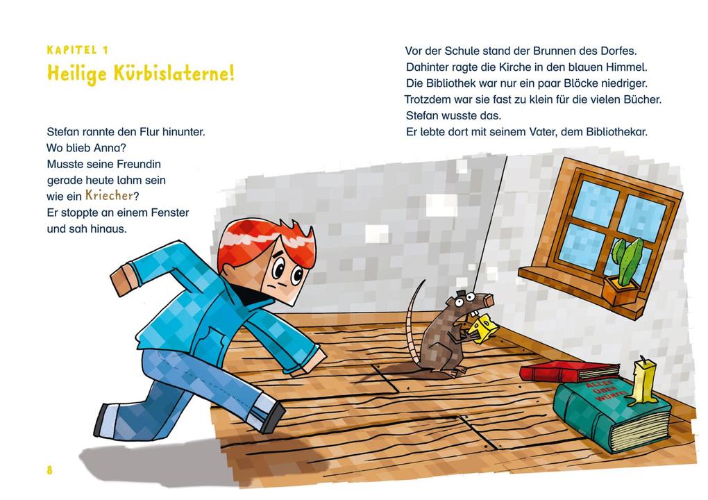 Weitere Ansicht: Lesenlernen mit Spaß - Minecraft 1: Zombies - bis der Arzt kommt! | Heiko Wolz