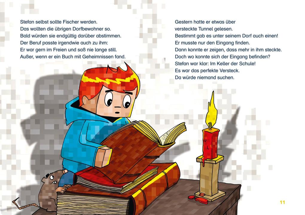 Weitere Ansicht: Lesenlernen mit Spaß - Minecraft 1: Zombies - bis der Arzt kommt! | Heiko Wolz