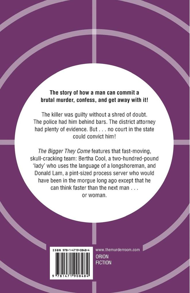 Weitere Ansicht: The Bigger They Come | Erle Stanley Gardner